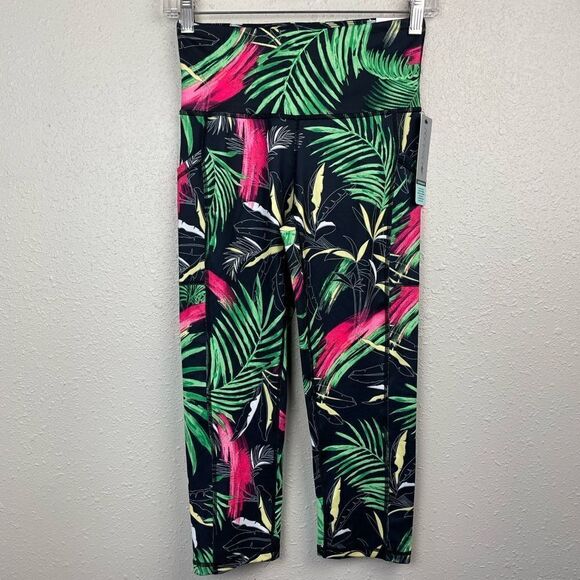 NWT Ideology Cropped High Rise Athletic Leggings Size XS - Picture 1 of 8
